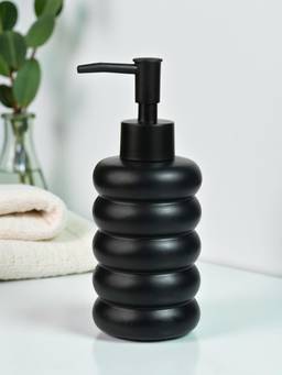 Kookee - Black Ceramic Refillable Bathroom Soap Dispenser