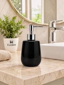 Kookee - Black Ceramic Liquid Soap Dispenser