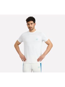 SKECHERS - White Men Mens Cricket T-Shirt