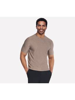 SKECHERS - Beige Men Godri All Day Sand T-Shirt