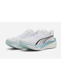 Puma - Men White Deviate NITRO 4 Running Shoes