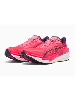 Puma - Men Pink Deviate NITRO 4 X HYROX Running Shoes