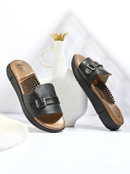 EGOSS - Women Black Lady Boss Sandals