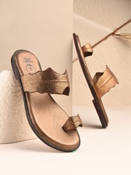 EGOSS - Women Copper Lady Boss Flats