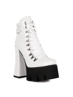 London Rag - Women White Casual Boots
