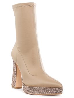 London Rag - Women Beige Casual Boots