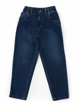 Pepe Jeans - Girls Blue Solid Jeans