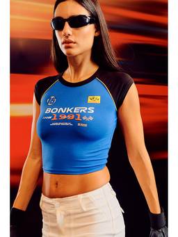 Bonkers Corner - Fast Lane Baby Crop Top