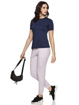 DOMIN8 - Women's Organic Cotton Joggers-Purple