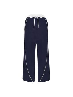 Outzidr - Blue Side Stripe Street Style Pant