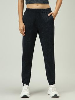 Outzidr - Grey Acid Wash Street Style Joggers