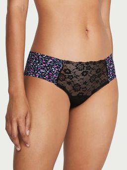 Victoria's Secret - No-Show Lace Cheeky Panty - Black