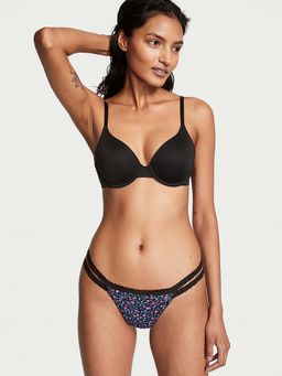 Victoria's Secret - Stretch Cotton Strappy V-String Panty - Multi-Color
