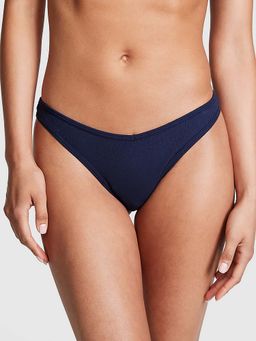 Victoria's Secret - PINK Cotton Thong Panty - Blue