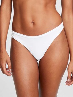 Victoria's Secret - PINK Cotton Thong Panty - White