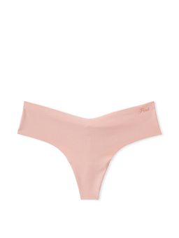 Victoria's Secret - PINK No-Show Thong Panty - Beige