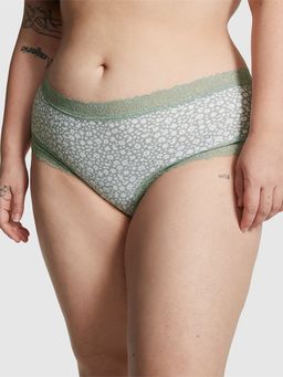 Victoria's Secret - PINK Wink Lace-Trim Cheeky Panty - Green