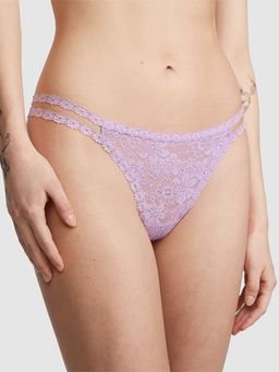 Victoria's Secret - PINK Wink Strappy Thong Panty - Lavender