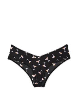 Victoria's Secret - Very Sexy Printed High-Leg Cheeky Panty - Black