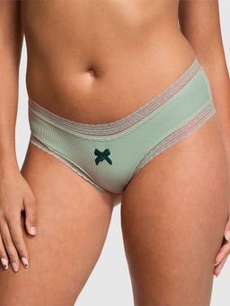 Victoria's Secret - PINK Wink Lace-Trim Cheeky Panty - Green
