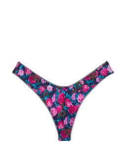 Victoria's Secret - Very Sexy Printed High-Leg Thong Panty - Multi-Color