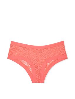 Victoria's Secret - No-Show Lace Cheeky Panty - Orange