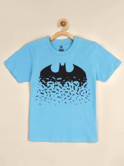 Kidsville - Batman Printed Blue Tshirt For Boys