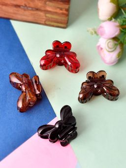 Silvermerc Designs - Multi-Color Hair Claw Clips (Set of 4)