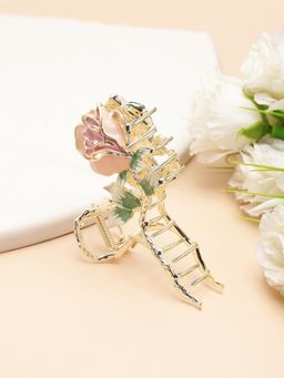 PANASH - Pink Embellished Claw Clip