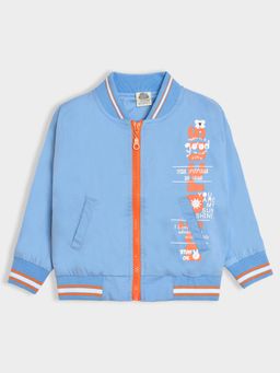 Mi Arcus - Blue Full sleeves Jacket for Baby Boys