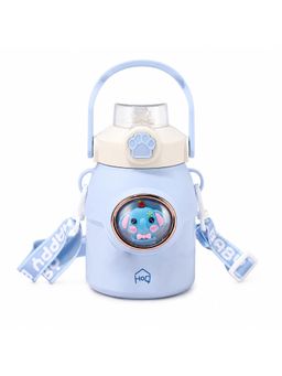 House of Quirk - Blue Buddy Bottle Stainless Steel Insulated Kids Water Bottle With Handle