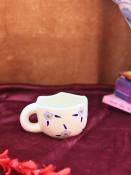 WEAVING HOMES - Blue Blossom Mug 220Ml Microwave & Dishwasher Safe