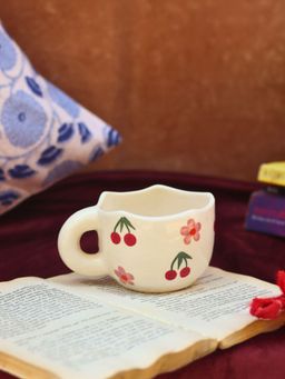 WEAVING HOMES - Cherry Fields Mug 220Ml Mirowave & Dishwasher Safe