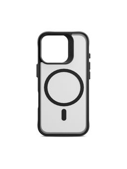 DailyObjects - Black Hybrid Clear Magsafe Phone Case Cover