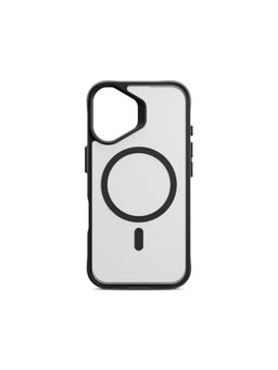DailyObjects - Black Hybrid Clear Magsafe Phone Case Cover