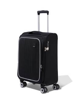 VIP - Unisex Sleek Black Small Soft Trolley Bag (S)