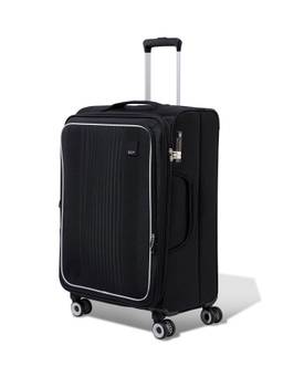 VIP - Unisex Sleek Black Expandable Trolley Bag (M)