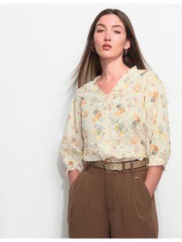 U.S. POLO ASSN. - Floral Printed Top