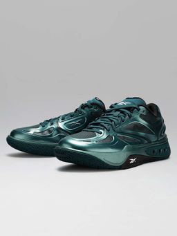 Reebok - Engine A - Men Green Basketball Shoes