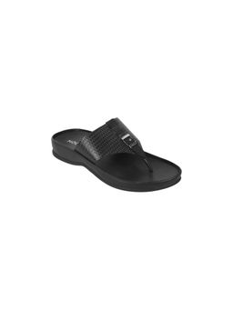 Mochi - Men Black Leather Casual Sandals