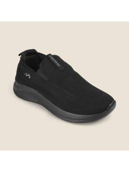 Metro - Men Black Slip On Casual Sneakers