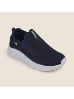 Metro - Men Navy Blue Slip On Casual Sneakers