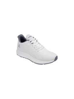 Mochi - Men White Lace Up Casual Sneakers