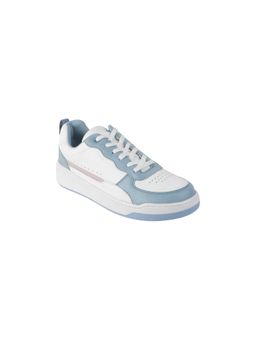 Metro - Women Blue Lace Up Casual Sneakers