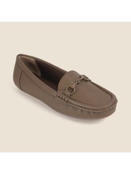 Metro - Women Brown Slip On Casual Loafers