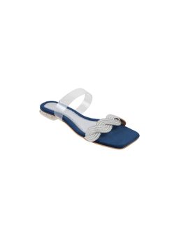 Mochi - Women Silver Open Casual Sandal Heels
