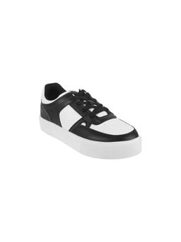 Metro - Men White Black Lace Up Casual Sneakers