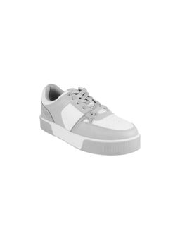 Metro - Men White Grey Lace Up Casual Sneakers