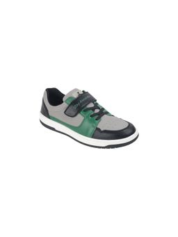Mochi - Men Grey Black Lace Up Casual Sneakers