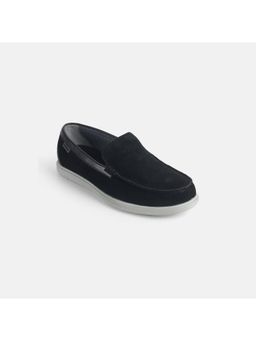 Mochi - Men Black Slip On Casual Loafers